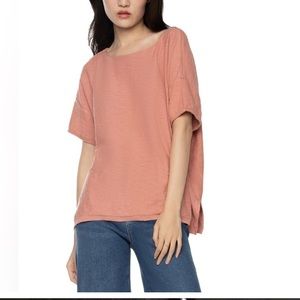 Black Tape drop shoulder sweater t-shirt oversized mocha